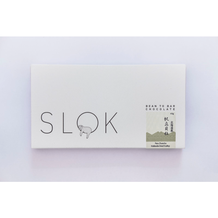 Slok -  北海道帆立貝柱朱古力 72% Peru Chuncho Hokkaido Dried Scallop