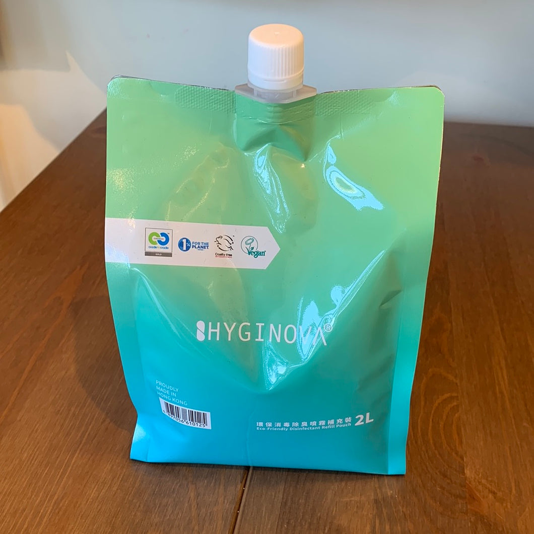 Hyginova - 環保消毒除臭噴霧 - 2L補充裝