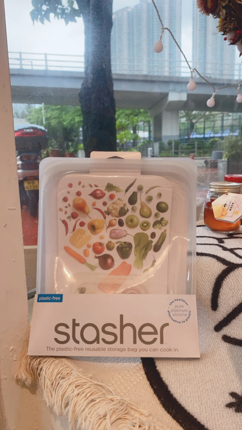 Stasher - 矽膠食物袋 (Half Gallon)