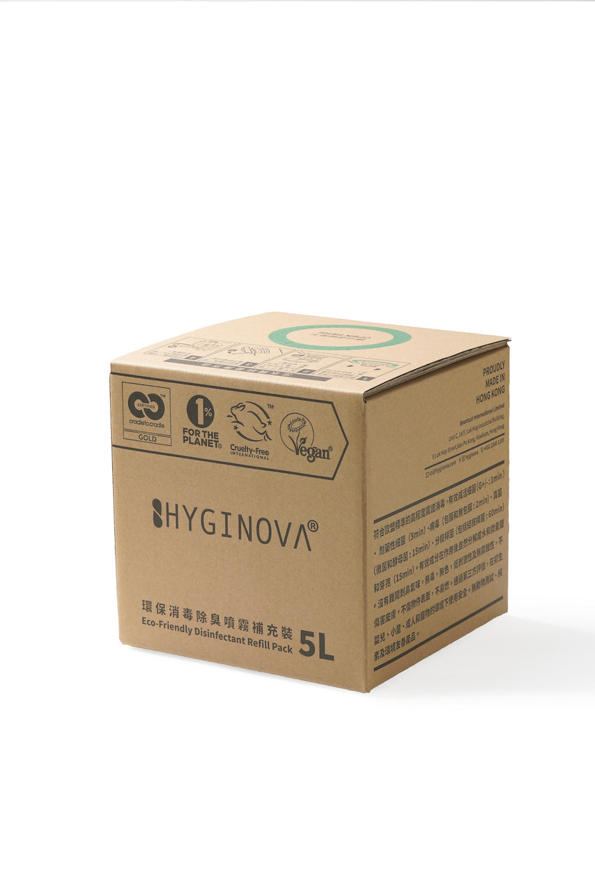 Hyginova - 環保消毒除臭噴霧 - 5L補充裝